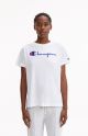 T-shirt wmns Champion big logo Crewneck 110992 S19 WW001 White reverse weave