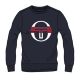 Sweatshirt logo Sergio Tacchini Zelda 39657 204 Navy Red