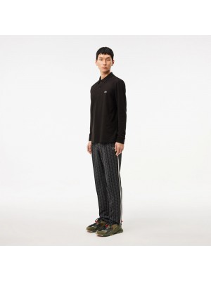 Pantalon de Survêtement Paris Jacquard Monogramme Lacoste XH1440 4PC Black Graphite