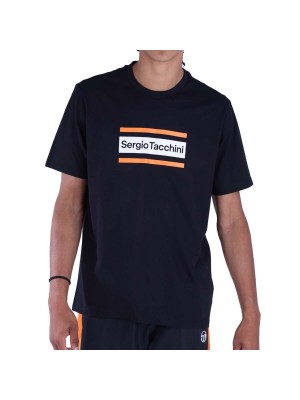 T-shirt Sergio Tacchini Lared 40527 593 Blk Vor