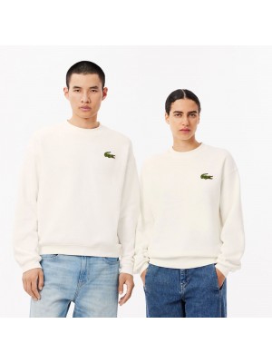 Sweatshirt Unisexe Loose Fit Lacoste SH2741 70V Flour