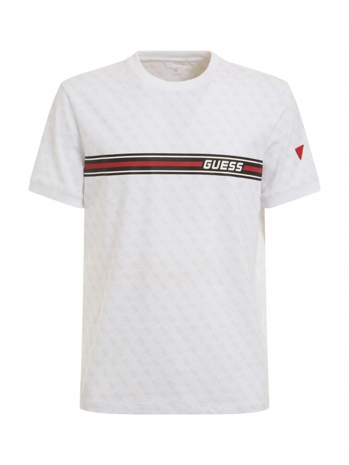 T shirt Guess Jamey 4G Aop Pure White Z2BI09 J1314 P05N vente en